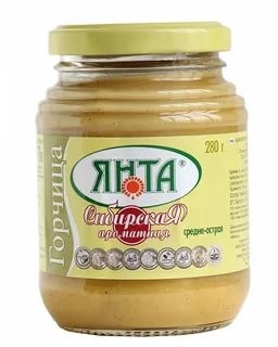 Горчица ЯНТА Ароматная сибирская 280г с/б