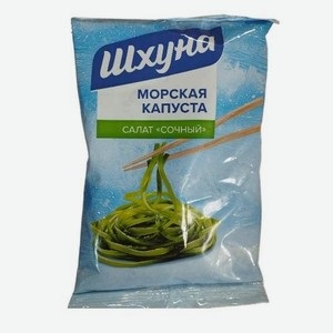Салат ШХУНА из капусты морской маринованной Сочный 500г