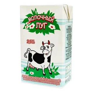 Напиток на основе молока  Молочный Луг 3,2% 1л т/п