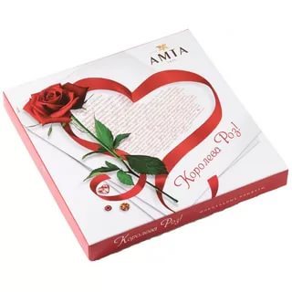 Конфеты АМТА Королева роза 144г