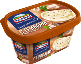 Сыр HOCHLAND плавленный С грибами 400г ванночка Продукт без ЗМЖ