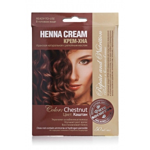 Крем-хна Каштан 50мл шоу-бокс