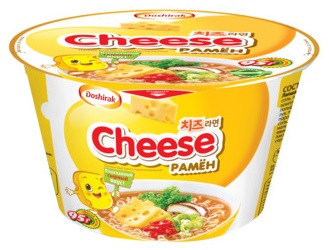Лапша б/п ДОШИРАК Cheese рамен с сыром 95г