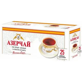 Чай АЗЕРЧАЙ Бергамот черн 50г(25пак*2г)