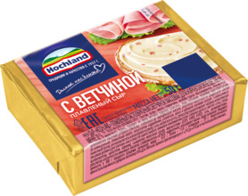 Сыр HOCHLAND плавленный С ветчиной  50г блочки Продукт без ЗМЖ