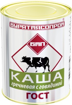 Каша БМП гречневая с говядиной 340г