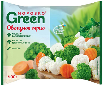 Смесь МОРОЗКО Green Овощное трио 400г