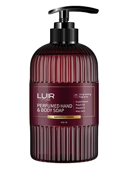 Мыло д/рук и тела Luir Narcotic Cherry парфюмированное 400мл