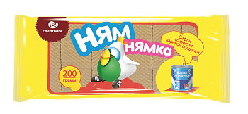 Вафли СЛАДОНЕЖ Ням Нямка Вареная сгущенка 200г