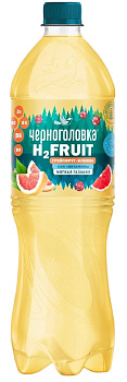 Напиток ЧЕРНОГОЛОВКА Вода+Сок Грейпфрут-Клюква ср/газ 1л п/б