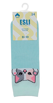Носки дет Конте 24с-74 esli р14 бледно-бирюзовый 754