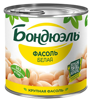 Фасоль BONDUELLE белая 425мл ж/б