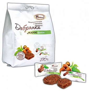 Десерт АККОНД ДОБРЯНКА мини с фундуком 270г