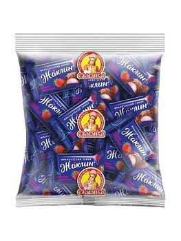Конфеты ЖАКЛИН французский зефир со вкусом клубники 190г