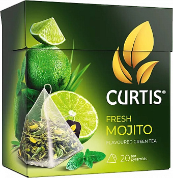 Чай CURTIS Фреш Мохито зеленый байховый 34г (20*1,7г)