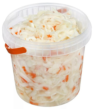 Капуста Сибирские разносолы квашеная с морковью по домашнему 900гр