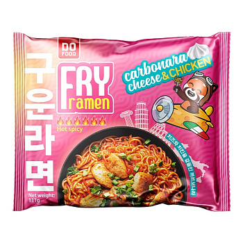 Лапша б/п FRY Ramen Сыр Карбонара со вкусом курицы 111г