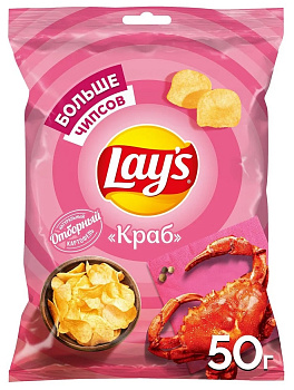 Чипсы LAYS краб 50г