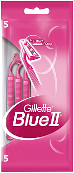 Станки бритвенные GILLETTE BLUEII 5шт однораз. д/жен
