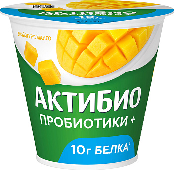 Биойогурт АктиБио манго 2,9% 220г без ЗМЖ