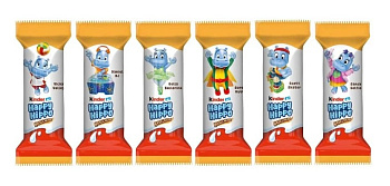 Вафельные батончики Kinder Happy Hippo лесной орех 20.7гр