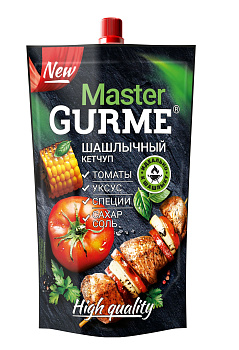 Кетчуп Master Gurme Шашлычный первой категории 300г дойпак