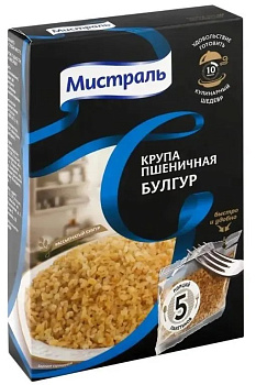 Крупа пшеничная МИСТРАЛЬ Булгур (5*80г) 400г