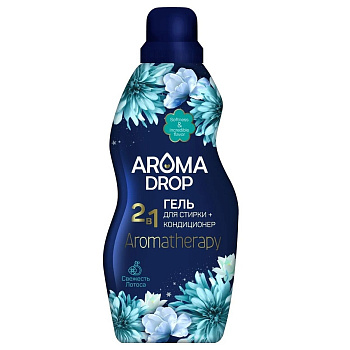 Средство для стирки 2в1 AROMA DROP Свежесть Лотоса 1000 г