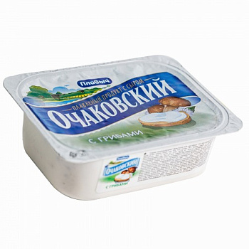 Плавленный продукт с сыром ОЧАКОВСКИЙ алтайский плавленый с грибами 180г п/б Продукт с ЗМЖ