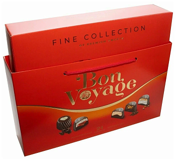 Конфеты КФ BonBons Беларусь Bon Voyaget  красная коробка 370г