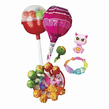 Леденец на палочке Модные Klariz с игрушкой 60г (бол.пласт)