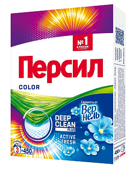 Порошок ПЕРСИЛ автомат Колор Свежесть вернеля 450г