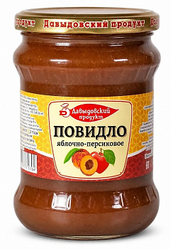 Повидло ДАВЫДОВСКИЙ Яблочно-Персиковое 570г твист  