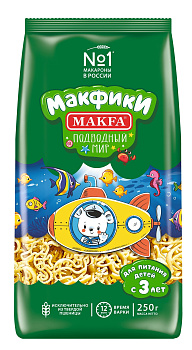 Макаронные изделия Макфики Подводный мир 250г