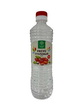 Уксус ЗЕЛЕНЫЙ БАЗАР столовый 9% 500г п/б