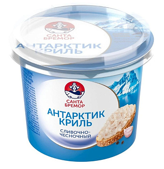 Паста из морепродуктов Антарктик-Криль сливочно-чесночная 150г