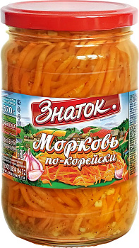 Салат ЗНАТОК Морковь по-корейски 370г