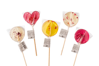 Карамель ВкусВилл кристальные ягоды на палочке 20г