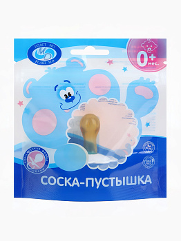 Соска-пустышка латексная классическая Ромашка без кольца от 0мес 3827815