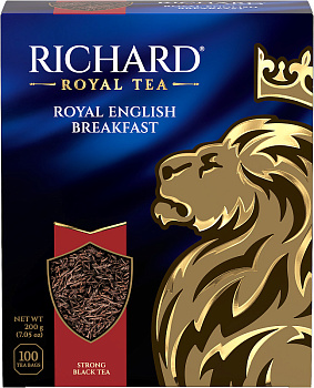 Чай RICHARD Роял Инглиш Брекфаст 200г (100пак*2г)