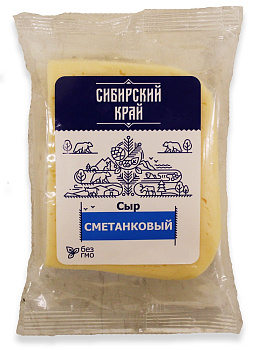 Сыр СИБИРСКИЙ КРАЙ Сметанковый 50% 180г
