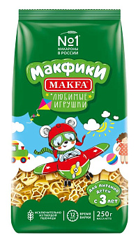 Макаронные изделия Макфики Любимые игрушки 250г