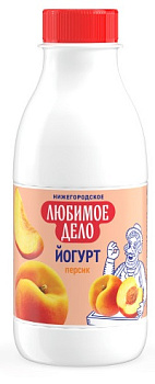Йогурт питьевой Любимое дело персик 1,5% 420 г без ЗМЖ