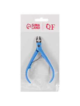 Кусачки для кутикулы пластик ручка 1 пружина 11см(8мм) МИКС пакет QF 603802