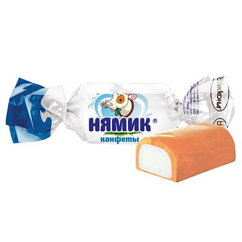 Конфеты АККОНД Нямик молочная глазированная  