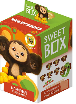 Мармелад SWEET BOX Чебурашка с подарком в кор.10г