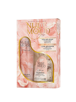 Набор NUDE MOOD гель д/душа 250мл и соль д/ванны с лепестками розы 9825262