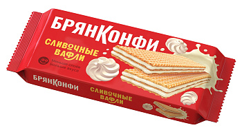 Вафли БРЯНКОНФИ молочные 190г