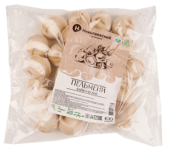 Пельмени Байкальские 400г Николаевский