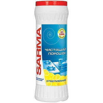 Порошок чистящий SARMA Отбеливание Лимон 400г NC
